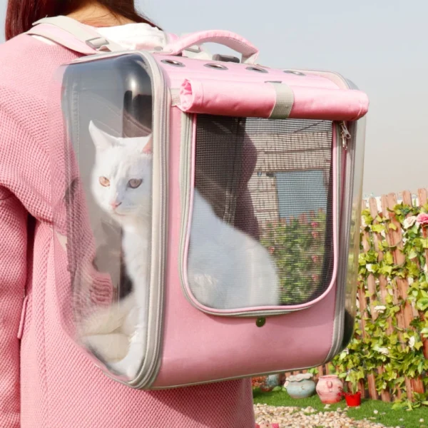 kf-S5564fc84a2e8493696f7730cf613d934V-Dogs-Cats-Carriers-Breathable-Backpack-Acrylic-Transparent-Space-Capsule-Puppy-Kitten-Bag-Outdoor-Travel-Portable-Pet-1 VistaVent
